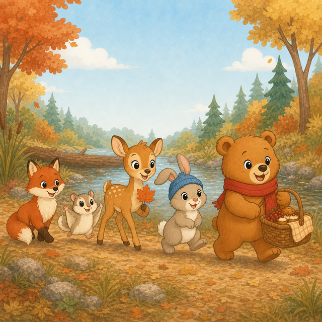 Cover of Off We Go! — Woodland Friends storybook by Julia Taylor